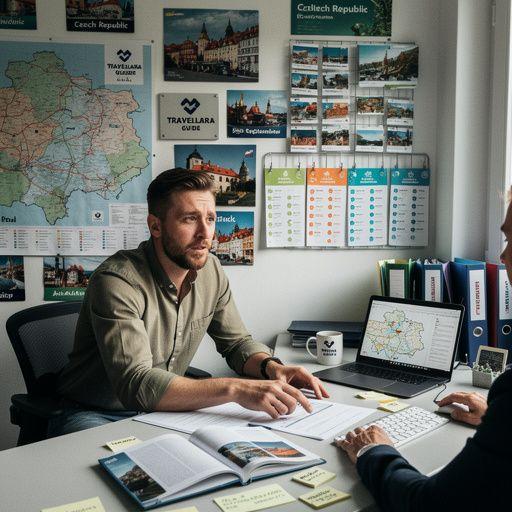 Rodina na pikniku v parku během teplého letního odpoledne.